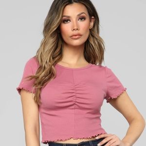 💙 6/$20 Women Fashion Nova Crop Top Size Large